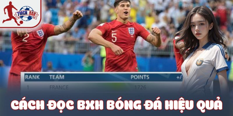 Cách đọc bxh bóng đá hiệu quả